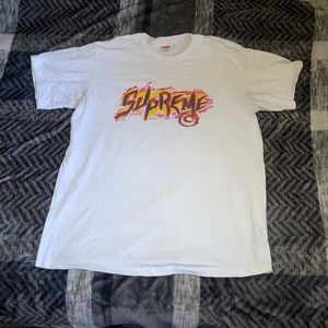 Supreme Scratch Grafiti Tee. Size Large.